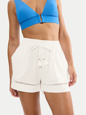 Triumph Triumph Pantaloni scurți pijama Summer Wear 10227237 Alb Regular Fit