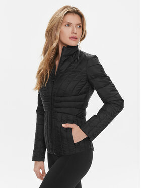 Guess Guess Vatovaná bunda Valeria W4RL06 WFWO2 Čierna Regular Fit