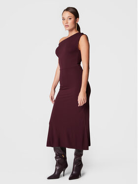 IRO IRO Robe de cocktail Pilar AR131 Bordeaux Slim Fit