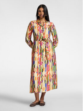Elena Mirò Elena Mirò Sukienka wieczorowa 7005P000312N001 Fioletowy Regular Fit