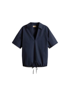 Woolrich Woolrich Bluzka cfwwsi0211frut3944-3989 Niebieski Regular Fit