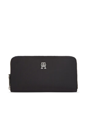 Tommy Hilfiger Tommy Hilfiger Portofel Mare de Damă Poppy Th Large Za AW0AW15642 Negru