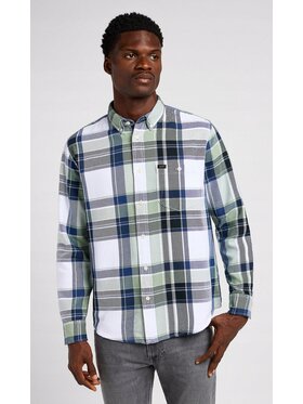 Lee Lee Koszula Riveted Shirt Niebieski Relaxed Fit