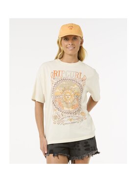 Rip Curl Rip Curl T-Shirt Luna Heritage Tee Écru Heritage Fit