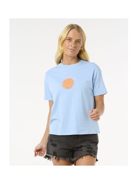 Rip Curl Rip Curl T-Shirt Icons Of Surf Relaxed Tee Błękitny Relaxed Fit