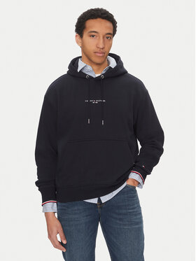 Tommy Hilfiger Tommy Hilfiger Bluză Small Logo MW0MW38950 Bleumarin Regular Fit