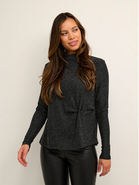 Kaffe Kaffe Blúz Erlene 10507011 Fekete Regular Fit
