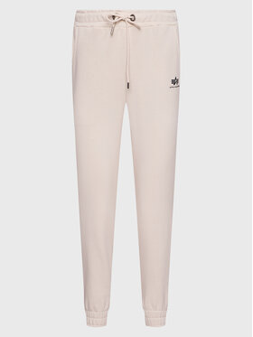 Alpha Industries Alpha Industries Spodnie dresowe Basic ALPHA INDUSTRIES-116051 Écru Regular Fit