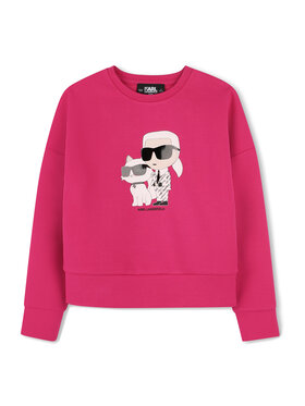 Karl Lagerfeld Kids Karl Lagerfeld Kids Mikina Z30472 S Ružová Regular Fit