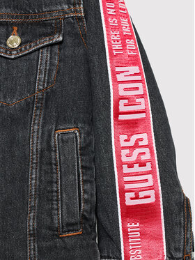 Guess Jeans Jakna J1BL22 D4GA0 Črna Regular Fit