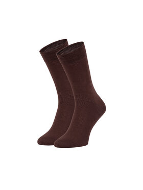 Zooksy Zooksy Skarpety wysokie unisex Basic Brązowy