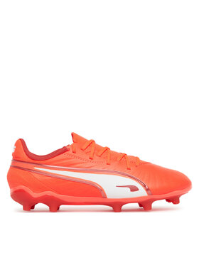 Puma Puma Buty do piłki nożnej King Match Fg/Ag Jr 108320 01 Pomarańczowy