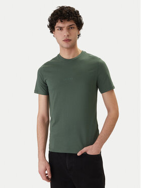 Guess Guess Tricou M2YI72 I3Z14 Verde Slim Fit
