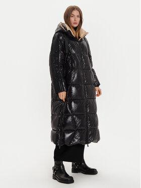 ViCOLO ViCOLO Vatovaná bunda TS0025 Čierna Regular Fit