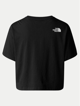 The North Face T-shirt Easy NF0A87NA Crna Relaxed Fit