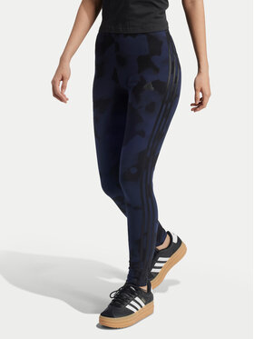 adidas adidas Legginsy Future Icons 3-Stripes IW7713 Granatowy Slim Fit