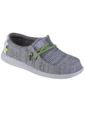 Hey Dude Hey Dude Sneakersy Hey Dude Wally Youth Sox Szary