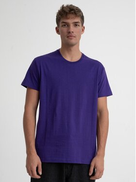 Urban City Urban City T-Shirt Koszulka Z Krótkim Rękawem Męska Fioletowa Urban City No Logo M Fioletowy Regular Fit