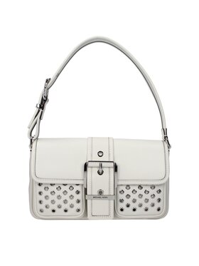Michael Kors Michael Kors Torebka White Leather Shoulder Biały