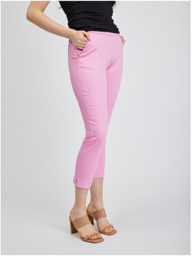 Orsay Orsay Spodnie damskie 356247359000__38 Różowy Regular Fit
