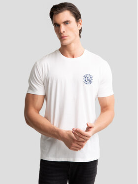 BIG STAR BIG STAR T-Shirt REAGER Biały Oversize