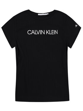 Calvin Klein Jeans Calvin Klein Jeans T-Shirt Institutional IG0IG00380 Černá Slim Fit