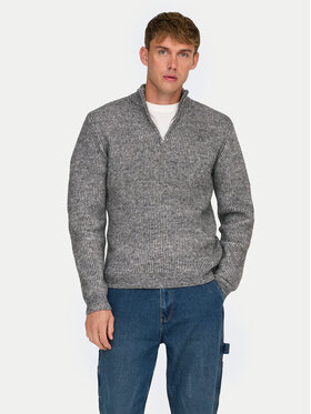 Only & Sons Only & Sons Džemper 22027686 Siva Regular Fit