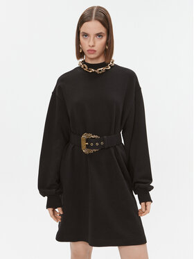 Versace Jeans Couture Versace Jeans Couture Trikotažinė suknelė 75HAO971 Juoda Relaxed Fit