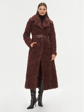 Patrizia Pepe Patrizia Pepe Kožuch 2O0114/E009-M473 Bordová Regular Fit