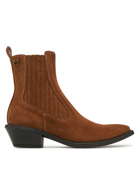 PINKO PINKO Каубойски обувки Tex 14 SD0345P002 Кафяв