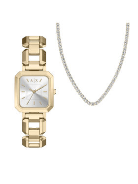 Armani Exchange Armani Exchange Set ure in ogrlica Leila AX7186SET Zlata