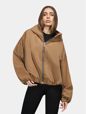 MADE BY SOCIETY MADE BY SOCIETY Kurtka anorak NOMAD CHROMA Jacket - J27107 Brązowy Basic Fit