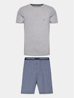 Henderson Henderson Pyžamo 40668 Šedá Regular Fit