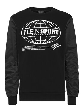 Plein Sport Plein Sport Longsleeve 2641 Czarny Regular Fit