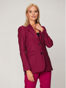 Willsoor Willsoor Marynarka 67411 Fioletowy Regular Fit