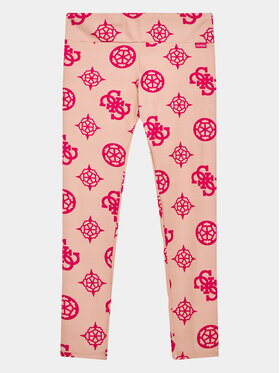 Guess Guess Leggings J3YB03 MC03W Ružičasta Slim Fit