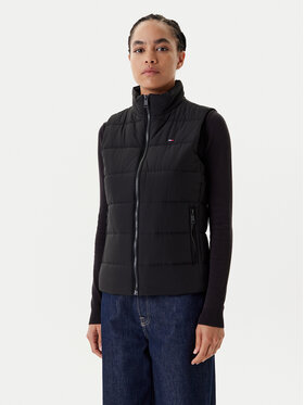Tommy Jeans Tommy Jeans Vestă DW0DW21409 Negru Regular Fit