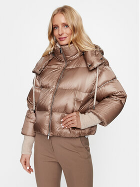 Peserico Peserico Puhovka S24472 Rjava Regular Fit