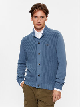 Aeronautica Militare Aeronautica Militare Kardigán 232MA1454L409 Kék Regular Fit