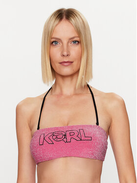 KARL LAGERFELD KARL LAGERFELD Bikini pezzo sopra Ikonik 230W2228 Rosa