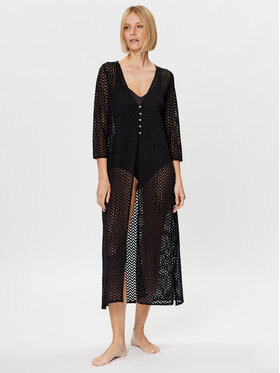 Selmark Selmark Kimono BI695 Čierna Regular Fit