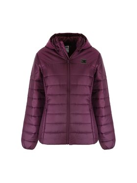 Diadora Diadora Kurtka damska DIADORA L. HOODIE LIGHT JACKET CHROMIA Fioletowy Regular Fit