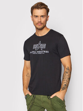 Alpha Industries Alpha Industries T-Shirt Basic 118505 Černá Regular Fit