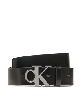 Calvin Klein Jeans Calvin Klein Jeans Pasek Męski Mono Round Plauqe Lthr Belt 40Mm K50K510778 Czarny