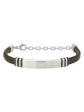 Breil Breil Bracciale LEATHER TWINE Verde