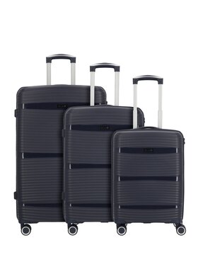 D&N D&N Komplet walizek 302608 Błękitny