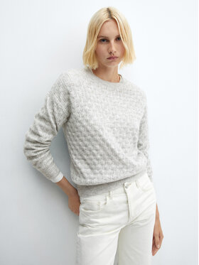 Mango Mango Sweter Florins 57079099 Szary Regular Fit