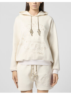PHILIPP PLEIN PHILIPP PLEIN Bluza 30518 Biały Regular Fit