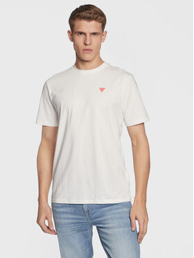 Guess Guess Tričko Buster Z3GI06 J1314 Biela Slim Fit