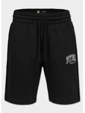 PITBULL PITBULL Szorty sportowe BADGER Czarny Regular Fit